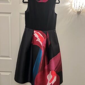 Ted Baker Black Midi Dress - like new!!